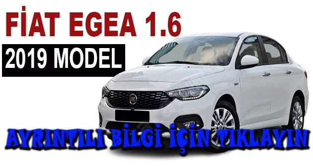 2019 model Fiat Egea 1.6 icradan satılıktır