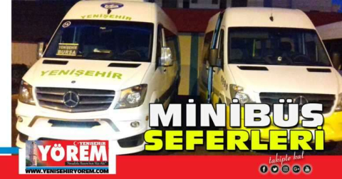 YENİŞEHİR MİNİBÜS SAATLERİ