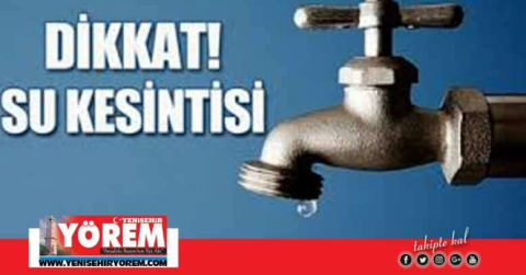 Bursa İnegöl'de Su Kesintisi