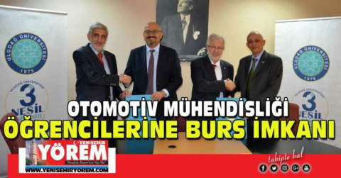 Otomotiv Mühendisliği Öğrencilerine Aylık Bin Lira Burs
