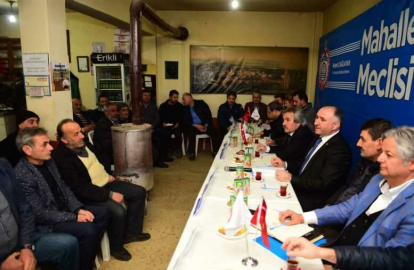 Çağlayan, Akharem’i ziyaret etti