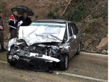 Orhaneli yolunda kaza; 1 ölü 