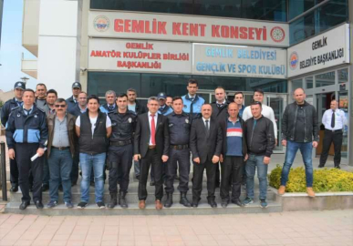 Zabıtalara biber gazı eğitimi 