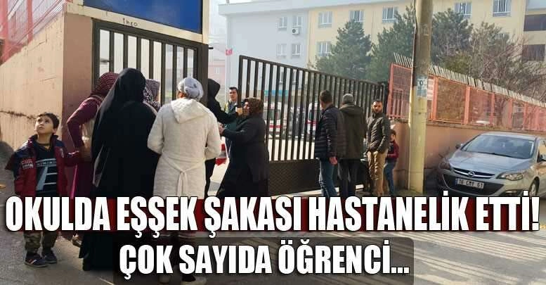 Okulda eşek şakası