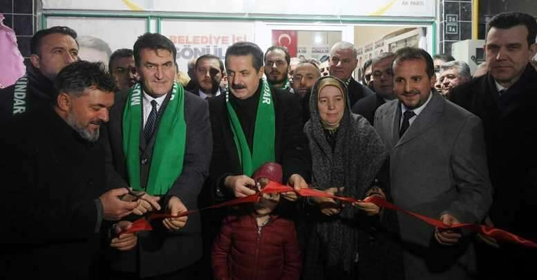 Dündar’dan miting gibi seçim bürosu açılışı