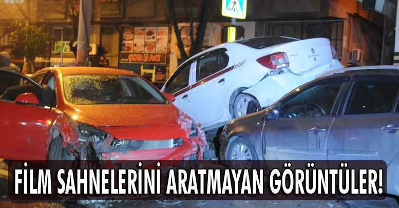 Bursa'da zincirleme kaza