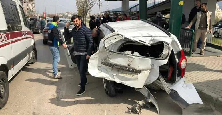 Bursa'da makas faciası kameraya böyle yansıdı