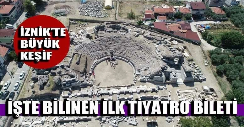 İznik Roma Tiyatrosu'nda büyük keşif