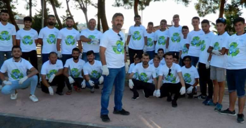 Temizlik ordusu iş başında