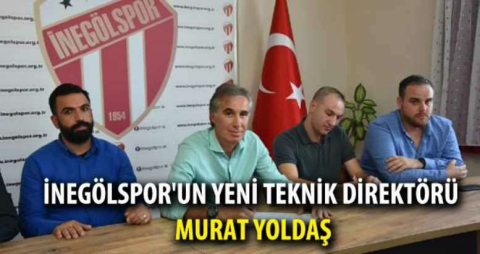 İnegölspor'un yeni teknik direktörü Murat Yoldaş