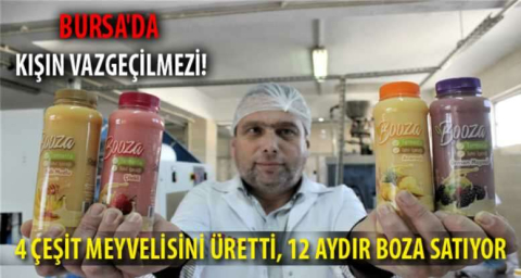 Meyveli boza üretti, Amerika’ya satıyor