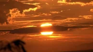 İstanbul'da yağlı tabloyu andıran gün batımı