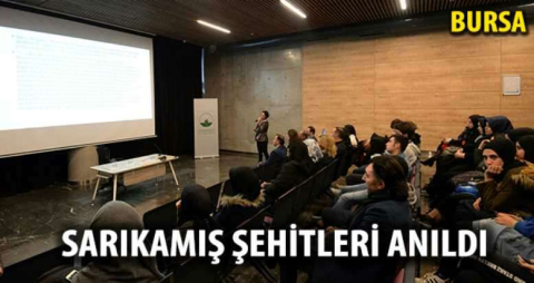 Sarıkamış şehitleri Osmangazi’de anıldı