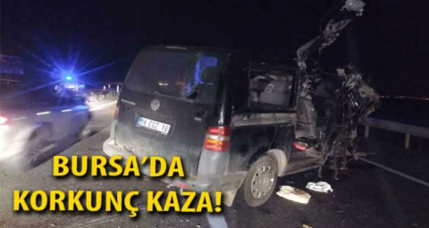 Karacabey'de trafik kazası: 2 ölü, 1 yaralı