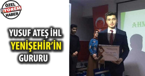 Yusuf Ateş İHL Yenişehir’in gururu