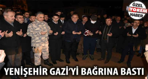 Yenişehirli Gazi Uzman Çavuş İbrahim Karpuz, baba evinde