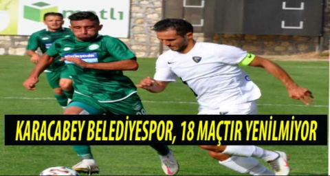 Karacabey Belediyespor, 18 maçtır yenilmiyor