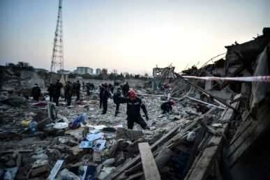 Ermenistan'ın Gence'ye füze saldırısının şiddeti gün ağarınca ortaya çıktı