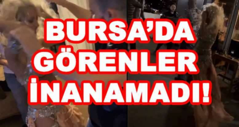BURSA'DA GÖRENLER İNANAMADI!