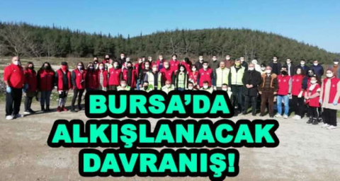 BURSA'DA ALKIŞLANACAK DAVRANIŞ!