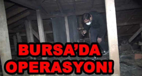 BURSA'DA OPERASYON!