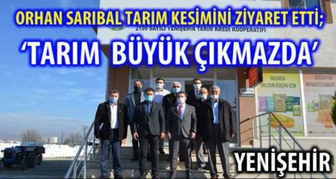 'TARIM BÜYÜK ÇIKMAZDA'