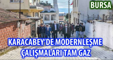 Karacabey’de modernleşme çalışmaları tam gaz
