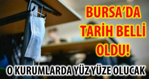 BURSA'DA TARİH BELLİ OLDU!