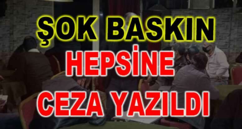 Polis ceza yazarken onlar ekmek arası döner yedi