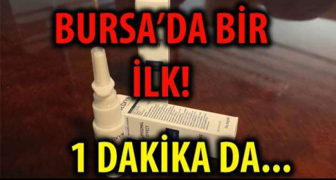 BURSA'DA BİR İLK!