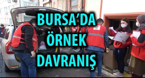 BURSA'DA ÖRNEK DAVRANIŞ