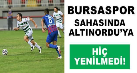 Bursaspor sahasında Altınordu’ya hiç yenilmedi - Bursa’da oynanan maçlarda İzmir temsilcisinin golü yok