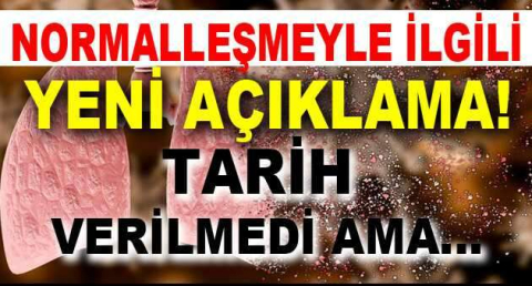 Bilim Kurulu Üyesi Turan'dan normalleşme açıklaması