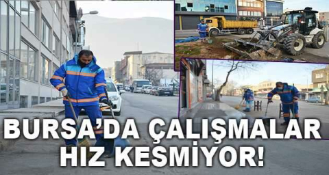 Yıldırım'ın sokakları pırıl pırıl