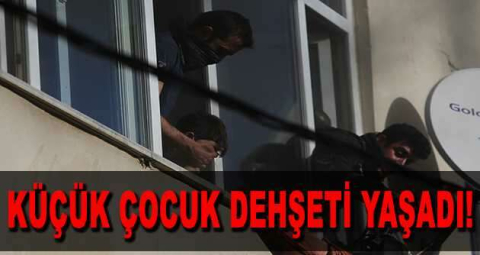 Küçük çocuk dehşeti yaşadı, korkmasın diye yakını gözlerini kapadı