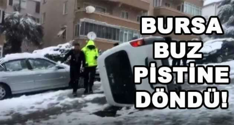 BURSA BUZ PİSTİNE DÖNDÜ!