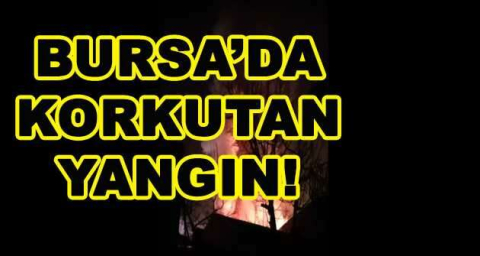 BURSA'DA KORKUTAN YANGIN!