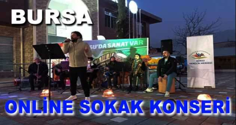 Gürsu Gençlik Merkezinden online sokak konseri