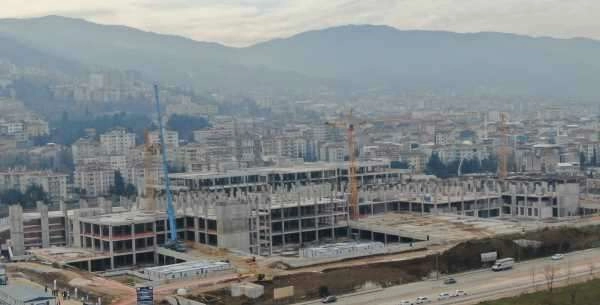 Bursa’da bin 281 yataklı hastane 2 yıl sonra hizmete açılacak