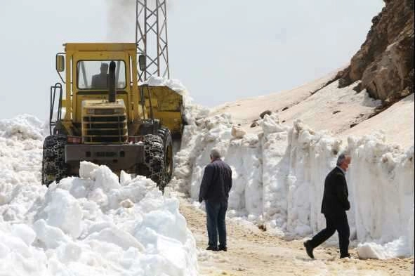 Nisan ayında 5 metre kar