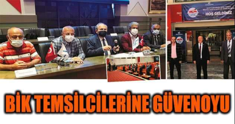 Anadolu gazete sahiplerinin BİK temsilcilerine güvenoyu