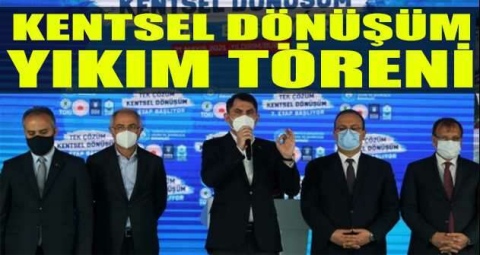 Bakan Kurum: “5 yılda 1 buçuk milyon konut dönüşecek”