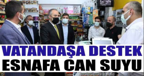 Bursa Büyükşehir Belediyesi’nden vatandaşa destek, esnafa can suyu