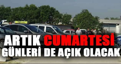 Bursa’nın ikinci el oto pazarı cumartesi günleri açık