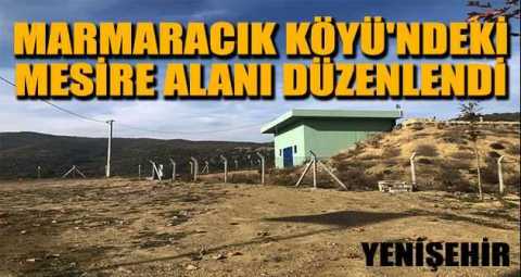 Marmaracık Köyü'ndeki mesire alanı düzenlendi