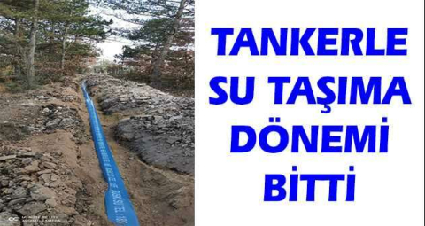 Tankerle su taşıma dönemi bitti