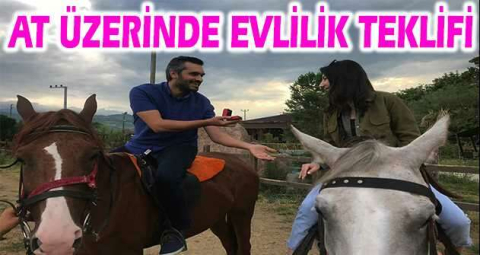 At üzerinde evlilik teklifi