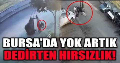 Bursa'da yok artık dedirten hırsızlık