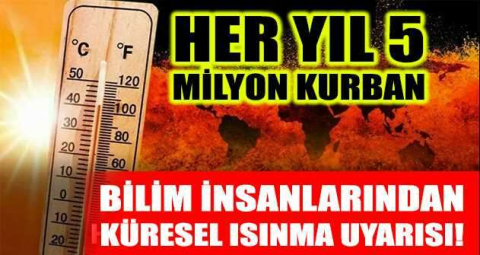 Bilim insanlarından küresel ısınma uyarısı