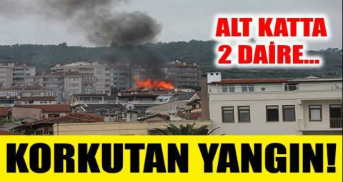 Bursa’da korkutan yangın